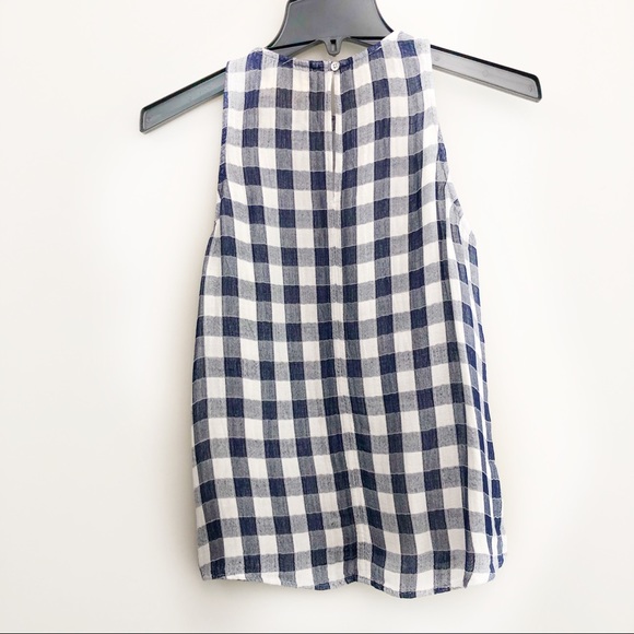 Cloth and Stone Plaid Ladder Lace Sleeveless Tank - Picture 5 of 5